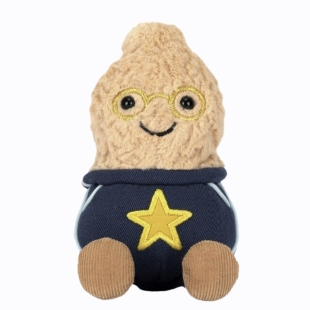 Jellycat Amuseables Peanut Star Student Outfit 5.9x2.8x2.4" BNWT Authentic